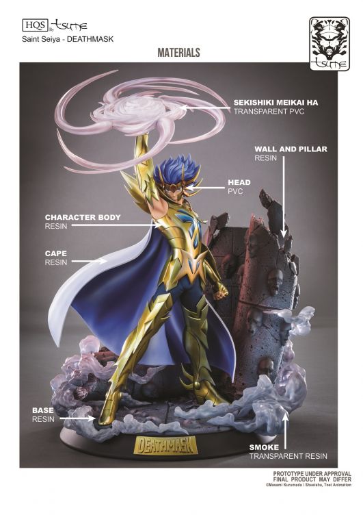 TSUME - SAINT SEIYA - Cancer Deathmask - HQS Statue