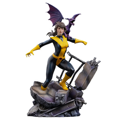 IRON STUDIOS - X-men Comics Kitty Pryde & Lockheed 1/10 Statue