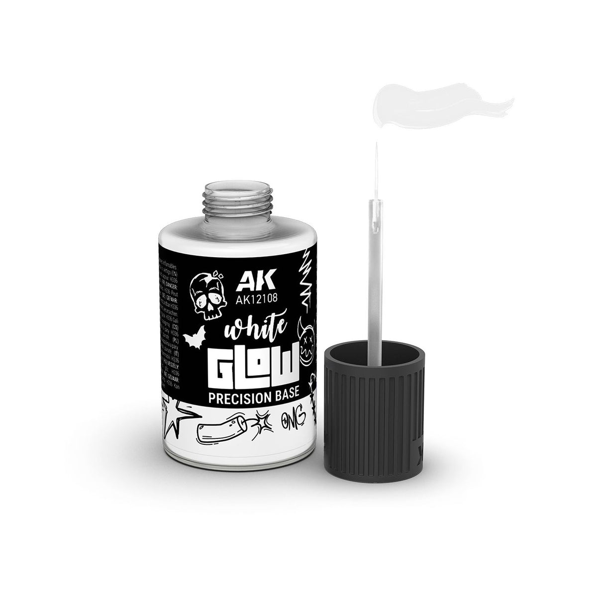 AK INTERACTIVE AK12108 WHITE GLOW PRECISION BASE 30ml