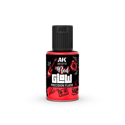 AK -  INTERACTIVE AK12110 RED GLOW PRECISION FLUOR 30ml