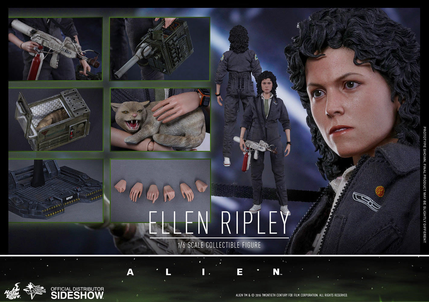 HOT TOYS - Alien - Ellen Ripley - Movie Masterpiece 1:6 Action Doll ...