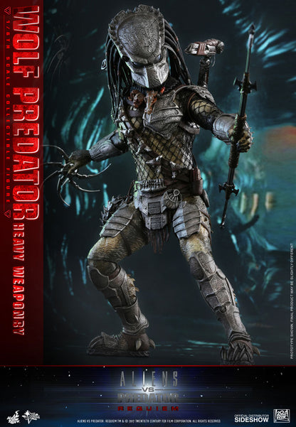 HOT TOYS – AVP “Aliens Vs. Predator”: Requiem – Wolf Predator (Heavy Weaponry) – Movie Masterpiece