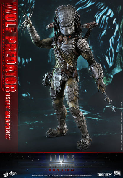 HOT TOYS – AVP “Aliens Vs. Predator”: Requiem – Wolf Predator (Heavy Weaponry) – Movie Masterpiece