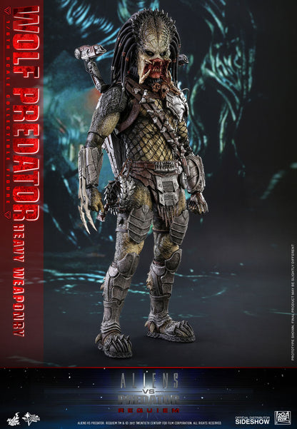 HOT TOYS – AVP “Aliens Vs. Predator”: Requiem – Wolf Predator (Heavy Weaponry) – Movie Masterpiece