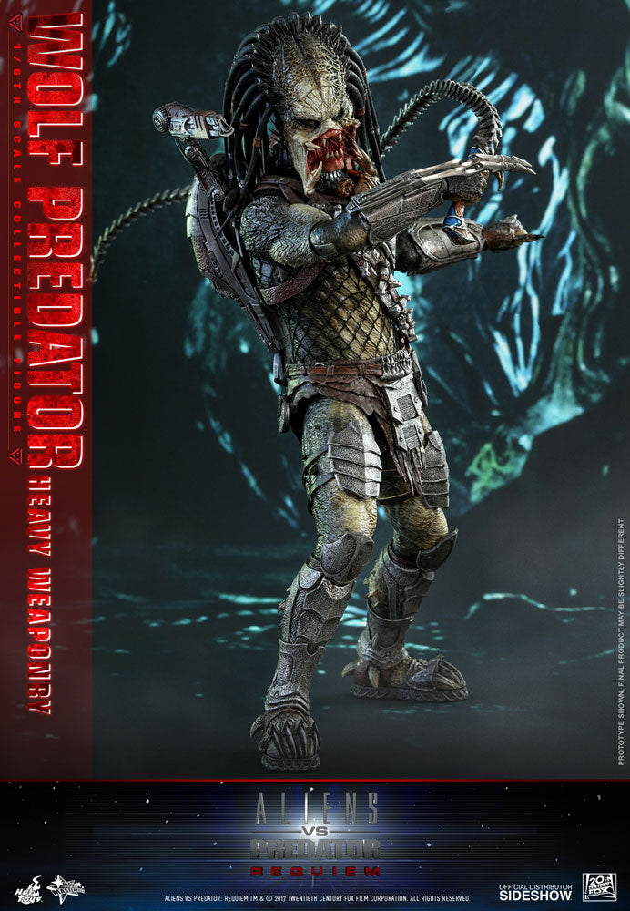 HOT TOYS – AVP “Aliens Vs. Predator”: Requiem – Wolf Predator (Heavy Weaponry) – Movie Masterpiece