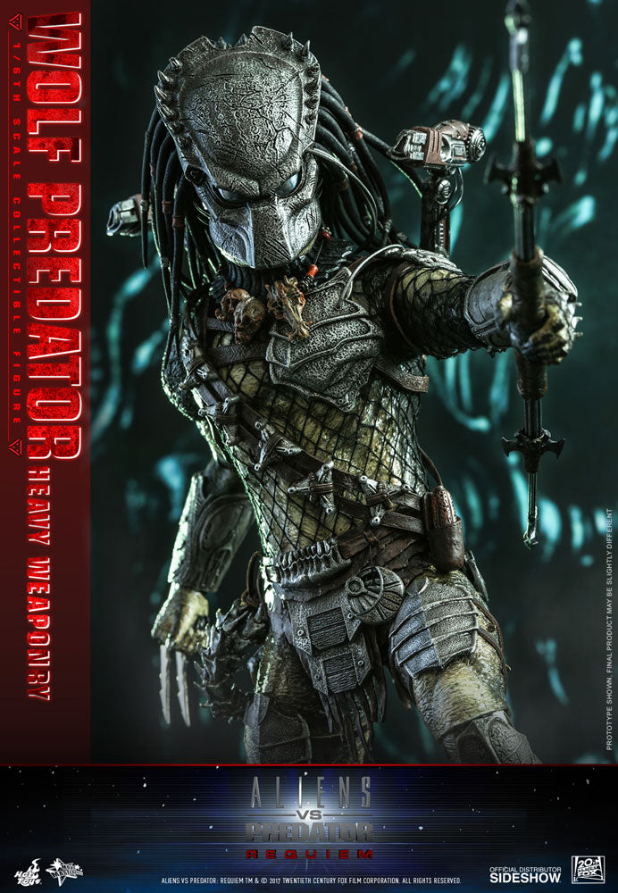 HOT TOYS – AVP “Aliens Vs. Predator”: Requiem – Wolf Predator (Heavy Weaponry) – Movie Masterpiece