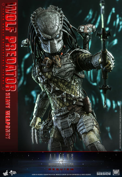 HOT TOYS – AVP “Aliens Vs. Predator”: Requiem – Wolf Predator (Heavy Weaponry) – Movie Masterpiece