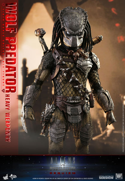 HOT TOYS – AVP “Aliens Vs. Predator”: Requiem – Wolf Predator (Heavy Weaponry) – Movie Masterpiece