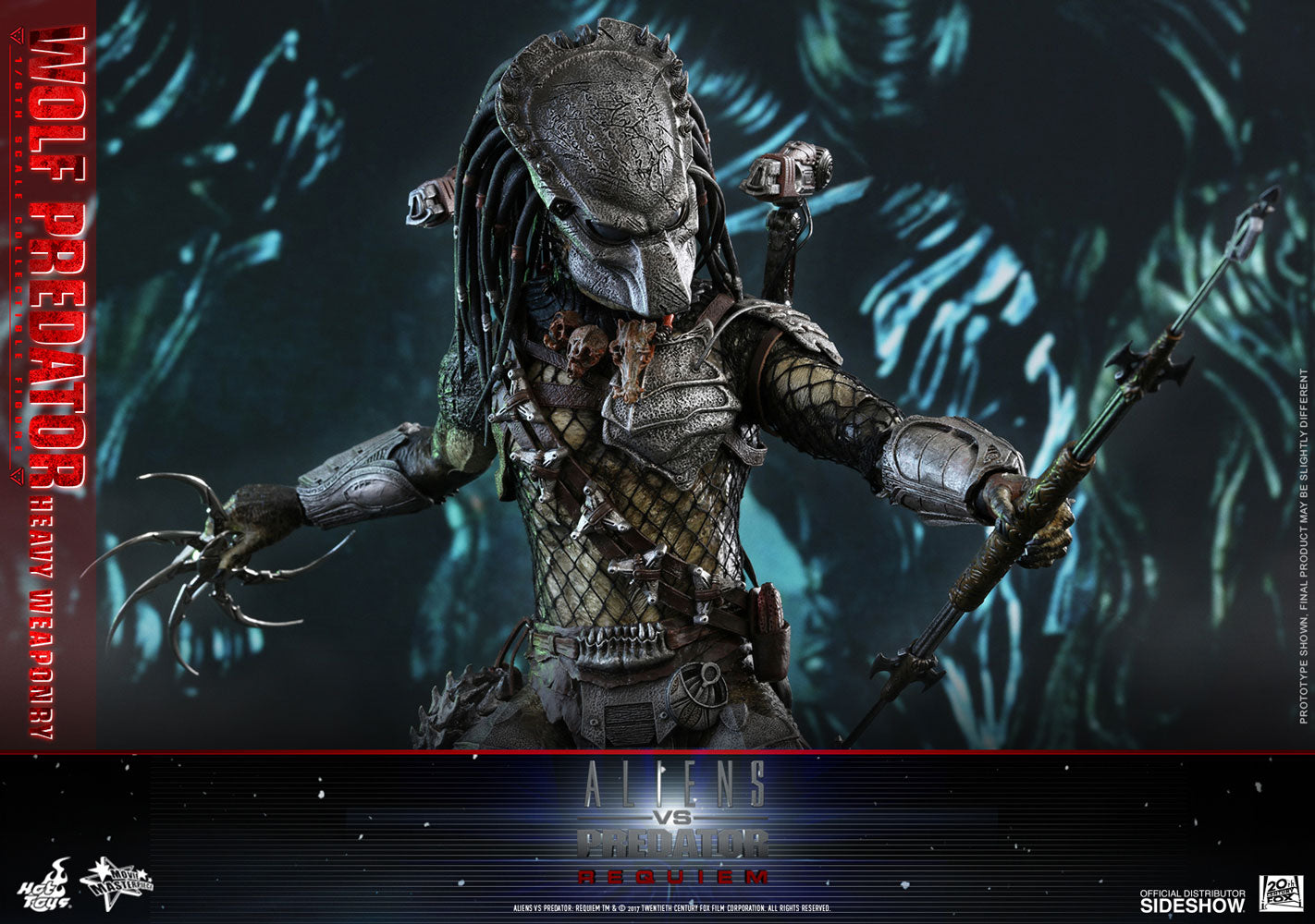 HOT TOYS – AVP “Aliens Vs. Predator”: Requiem – Wolf Predator (Heavy Weaponry) – Movie Masterpiece