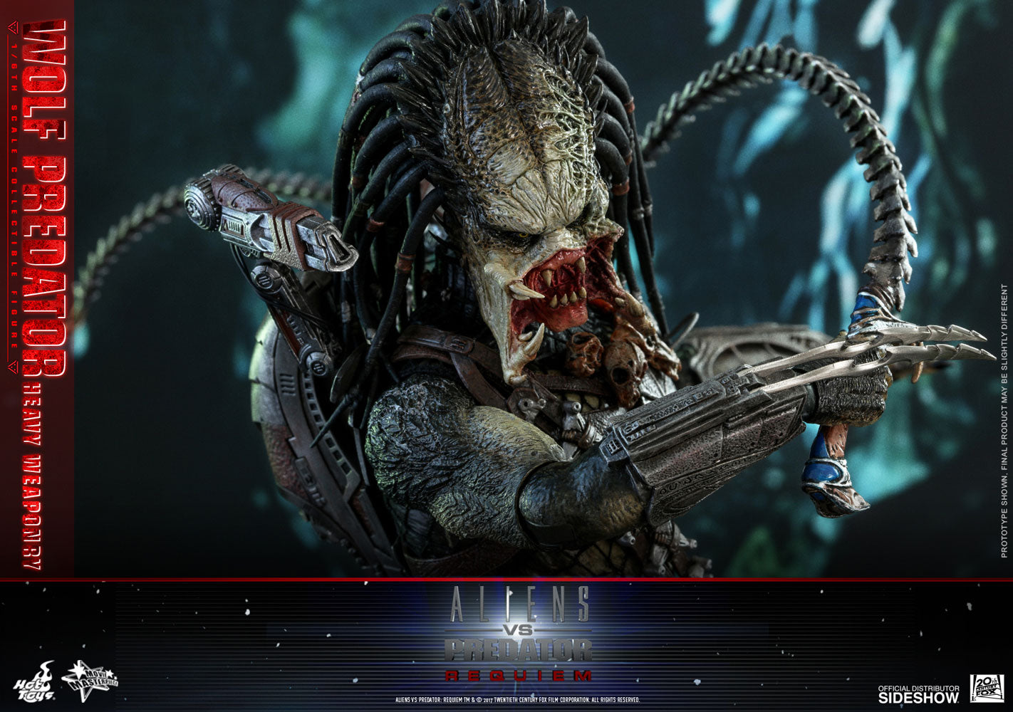 HOT TOYS – AVP “Aliens Vs. Predator”: Requiem – Wolf Predator (Heavy Weaponry) – Movie Masterpiece