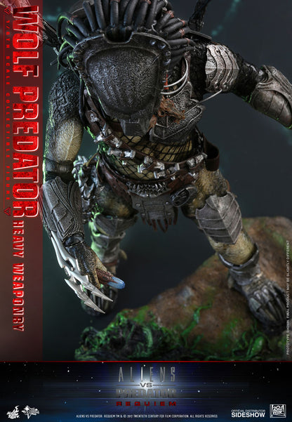 HOT TOYS – AVP “Aliens Vs. Predator”: Requiem – Wolf Predator (Heavy Weaponry) – Movie Masterpiece