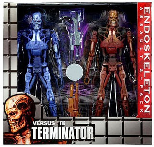 NECA - Terminator - Endoskeleton vs The Terminator Action Figure 2 Pack