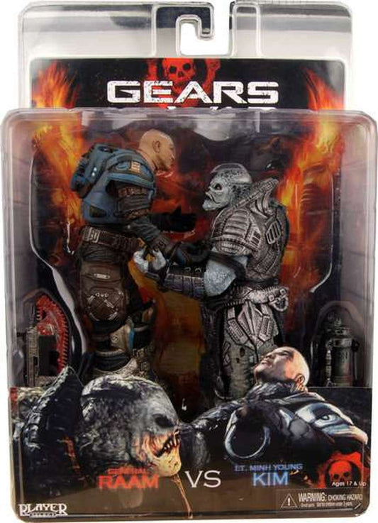 NECA - Gears of War General Raam vs LT. Minh Young Kim Action Figure