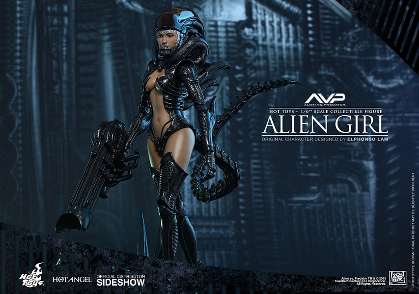 HOT TOYS - Aliens vs Predator - Alien Girl - Hot Angel Series 1:6 Action Doll HAS002