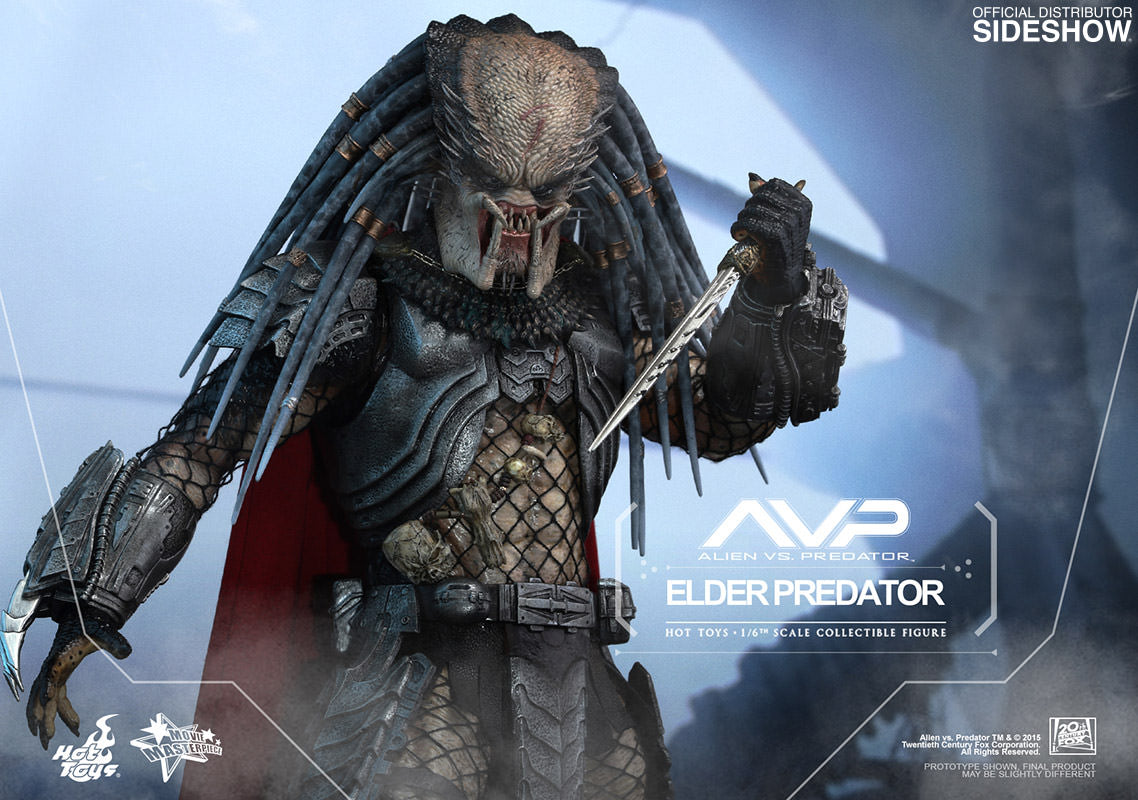 HOT TOYS - Aliens vs Predator - Elder Predator - Movie Masterpiece 1:6 Action Doll MMS325