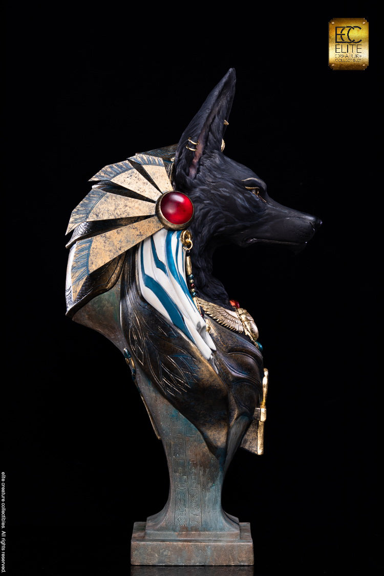 ELITE CREATURE - Anubis Life-Size Bust by Miyo Nakamura