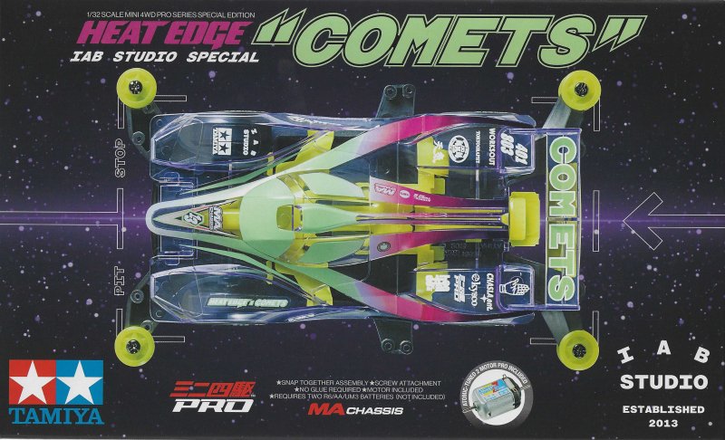 TAMIYA - mini4WD-PRO HEAT EDGE IAB STUDIO SP COMETS KOREA MA  1/32