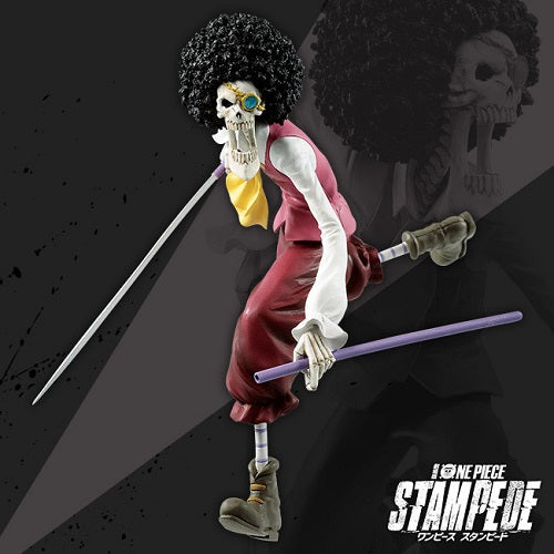 BANPRESTO - One Piece Stampede Ichibansho Brook Pvc Statue