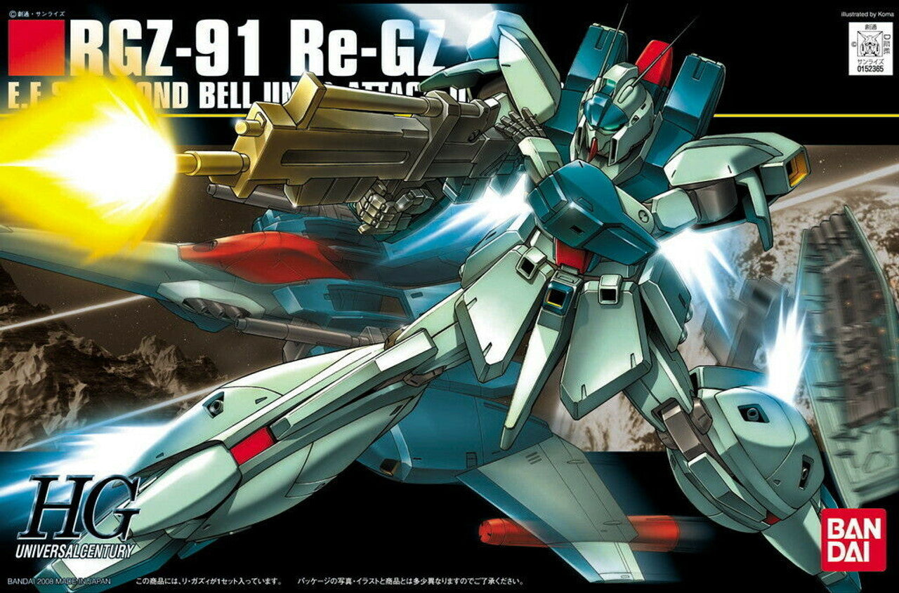 BANDAI MODEL KIT - GUNPLA - UNIVERSAL CENTURY - HG RGZ-91 RE-GZ #85 1/144