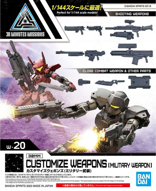 BANDAI - 30MM - Customize Weapons Military Weapon W-20 1/144