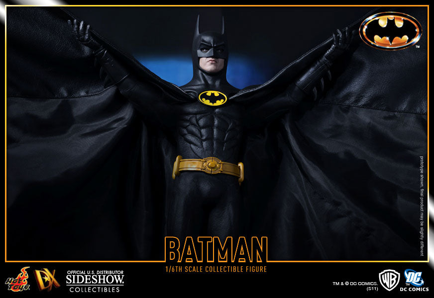 HOT TOYS - Dc Comics - Batman (Tim Burton) - Batman (1989 Ver) - DX09 Series 1:6 Action Doll