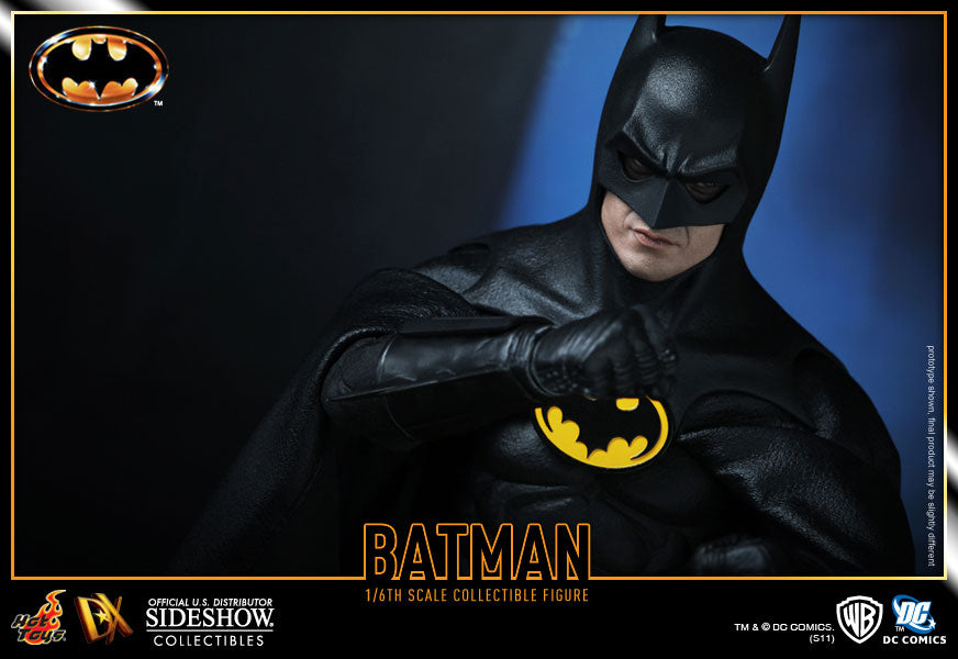 HOT TOYS - Dc Comics - Batman (Tim Burton) - Batman (1989 Ver) - DX09 Series 1:6 Action Doll