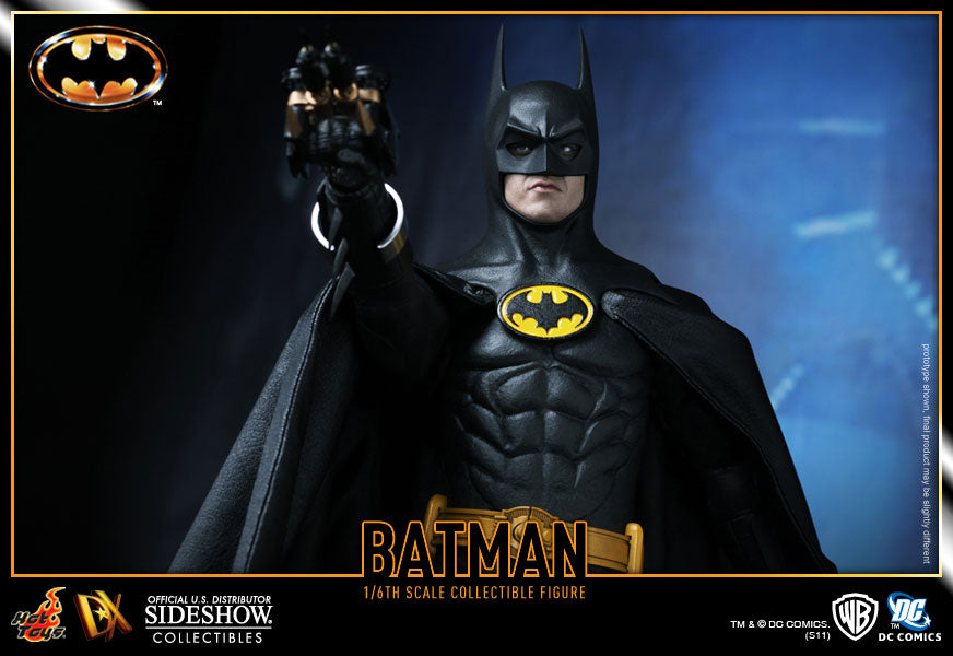 HOT TOYS - Dc Comics - Batman (Tim Burton) - Batman (1989 Ver) - DX09 Series 1:6 Action Doll