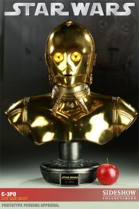SIDESHOW - Star Wars - C-3PO - Life Size Bust 1:1