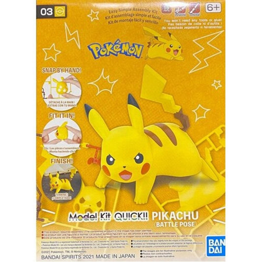 BANDAI - Pokemon - Pikachu Battle Pose Model Kit