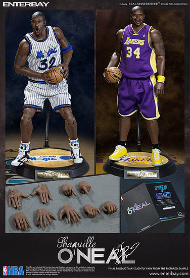 ENTERBAY - NBA Basket Collection - Shaquille O'Neal Duo Pack - Real Masterpiece 1:6 Scale Figure