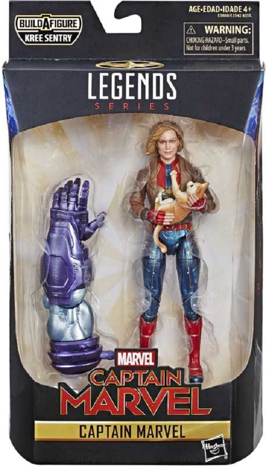 HASBRO - Captain Marvel Captain Marvel with Cat Action Figure