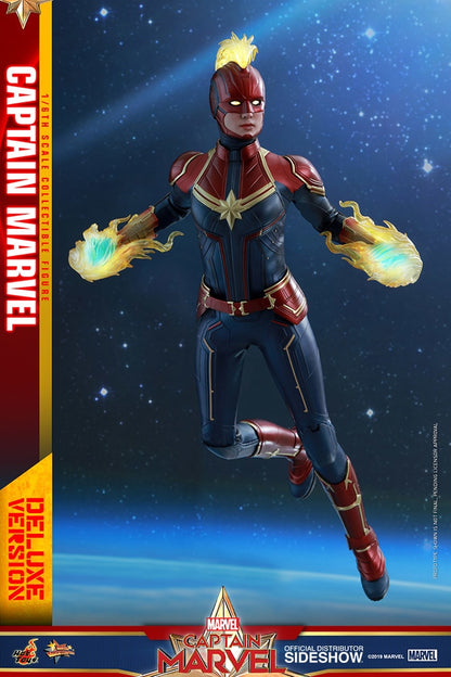 HOT TOYS - Marvel - Captain Marvel DeLuxe Ver - Movie Masterpiece 1:6 Action Doll MMS522