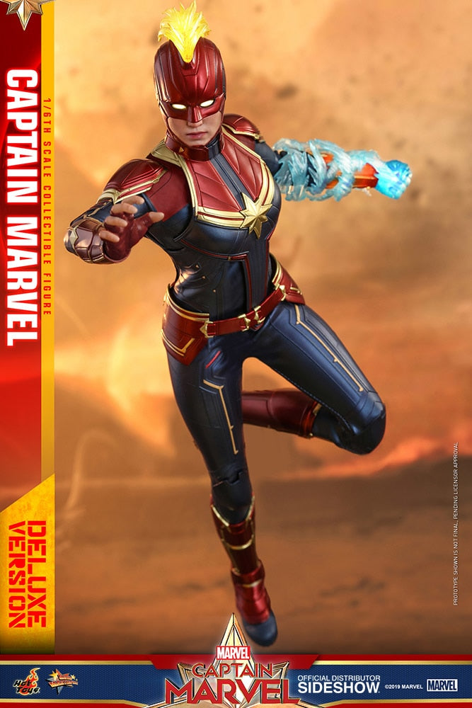 HOT TOYS - Marvel - Captain Marvel DeLuxe Ver - Movie Masterpiece 1:6 Action Doll MMS522