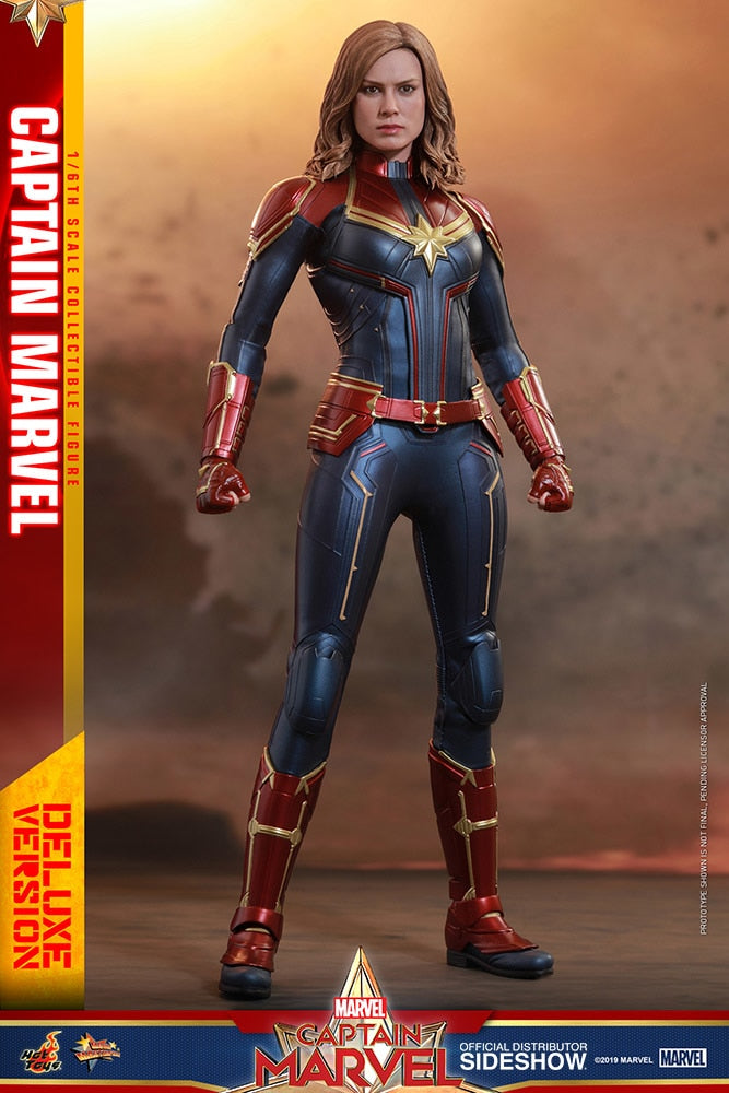 HOT TOYS - Marvel - Captain Marvel DeLuxe Ver - Movie Masterpiece 1:6 Action Doll MMS522