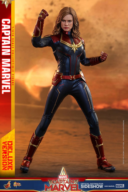 HOT TOYS - Marvel - Captain Marvel DeLuxe Ver - Movie Masterpiece 1:6 Action Doll MMS522