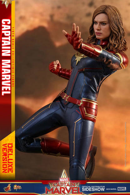 HOT TOYS - Marvel - Captain Marvel DeLuxe Ver - Movie Masterpiece 1:6 Action Doll MMS522