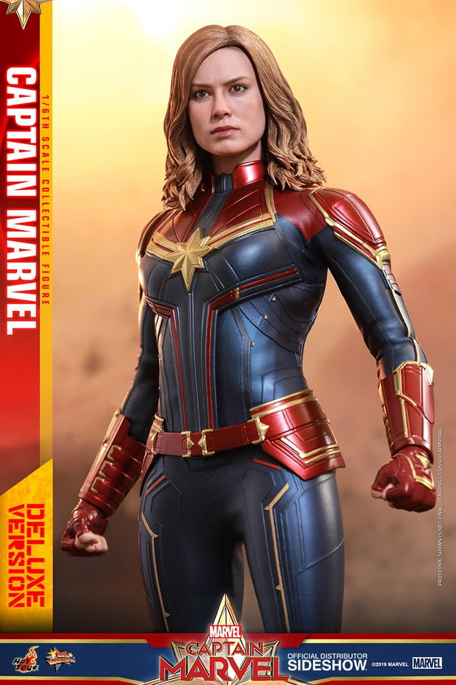 HOT TOYS - Marvel - Captain Marvel DeLuxe Ver - Movie Masterpiece 1:6 Action Doll MMS522