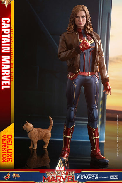 HOT TOYS - Marvel - Captain Marvel DeLuxe Ver - Movie Masterpiece 1:6 Action Doll MMS522