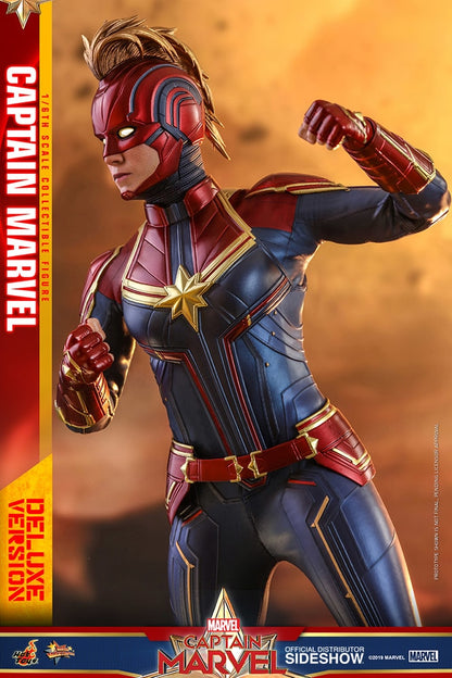 HOT TOYS - Marvel - Captain Marvel DeLuxe Ver - Movie Masterpiece 1:6 Action Doll MMS522