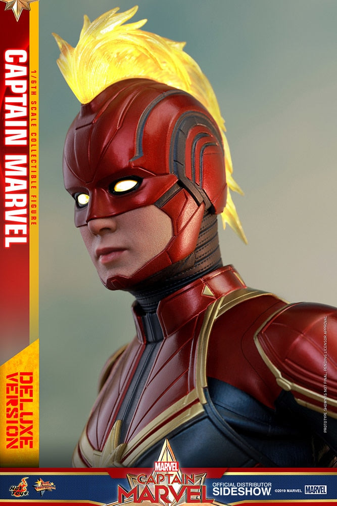 HOT TOYS - Marvel - Captain Marvel DeLuxe Ver - Movie Masterpiece 1:6 Action Doll MMS522