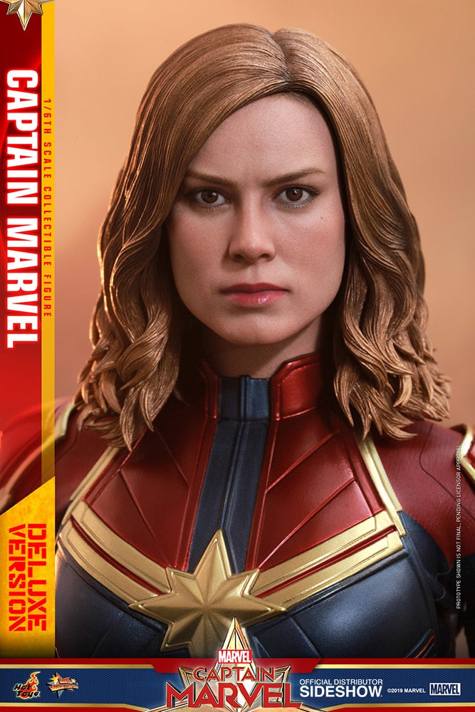 HOT TOYS - Marvel - Captain Marvel DeLuxe Ver - Movie Masterpiece 1:6 Action Doll MMS522