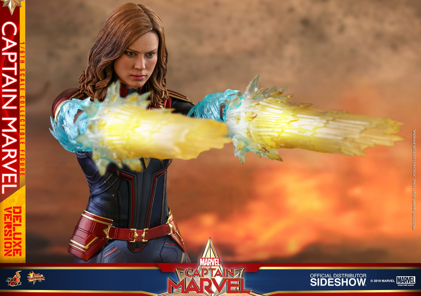 HOT TOYS - Marvel - Captain Marvel DeLuxe Ver - Movie Masterpiece 1:6 Action Doll MMS522