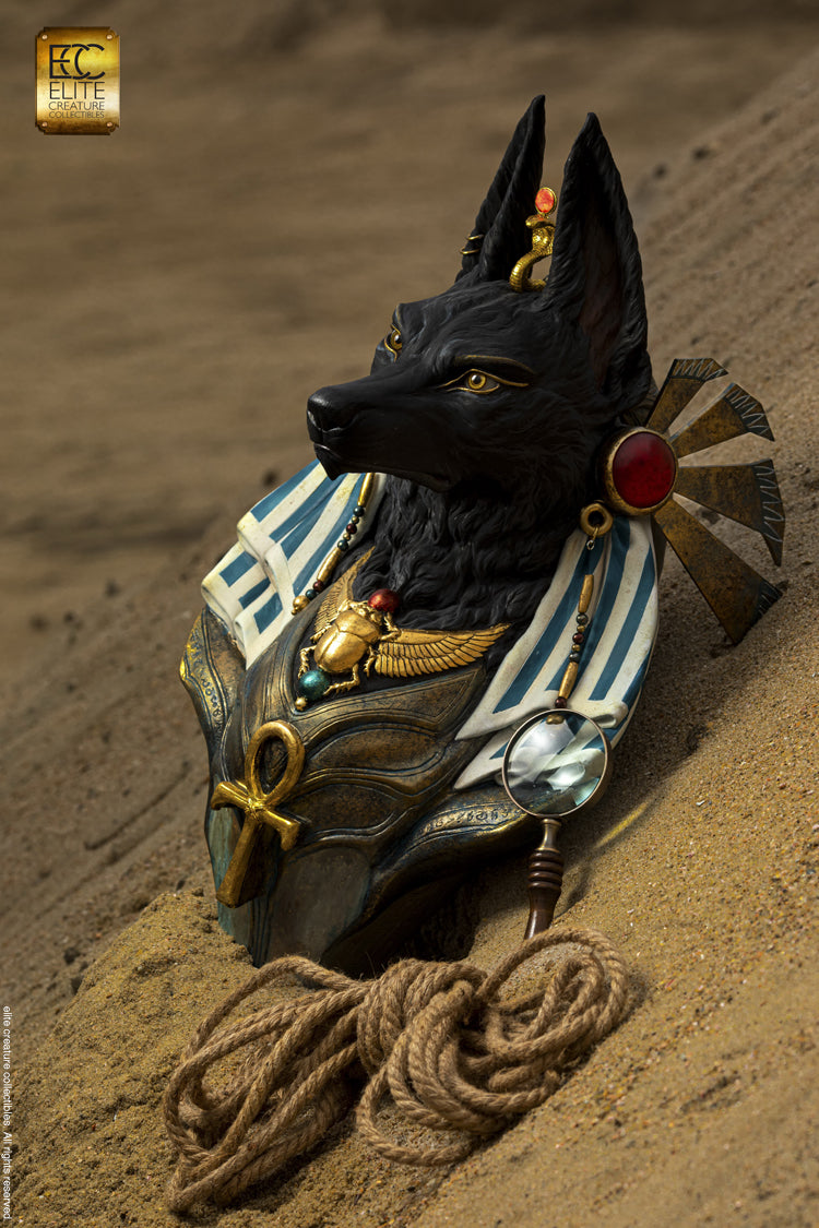 ELITE CREATURE - Anubis Life-Size Bust by Miyo Nakamura