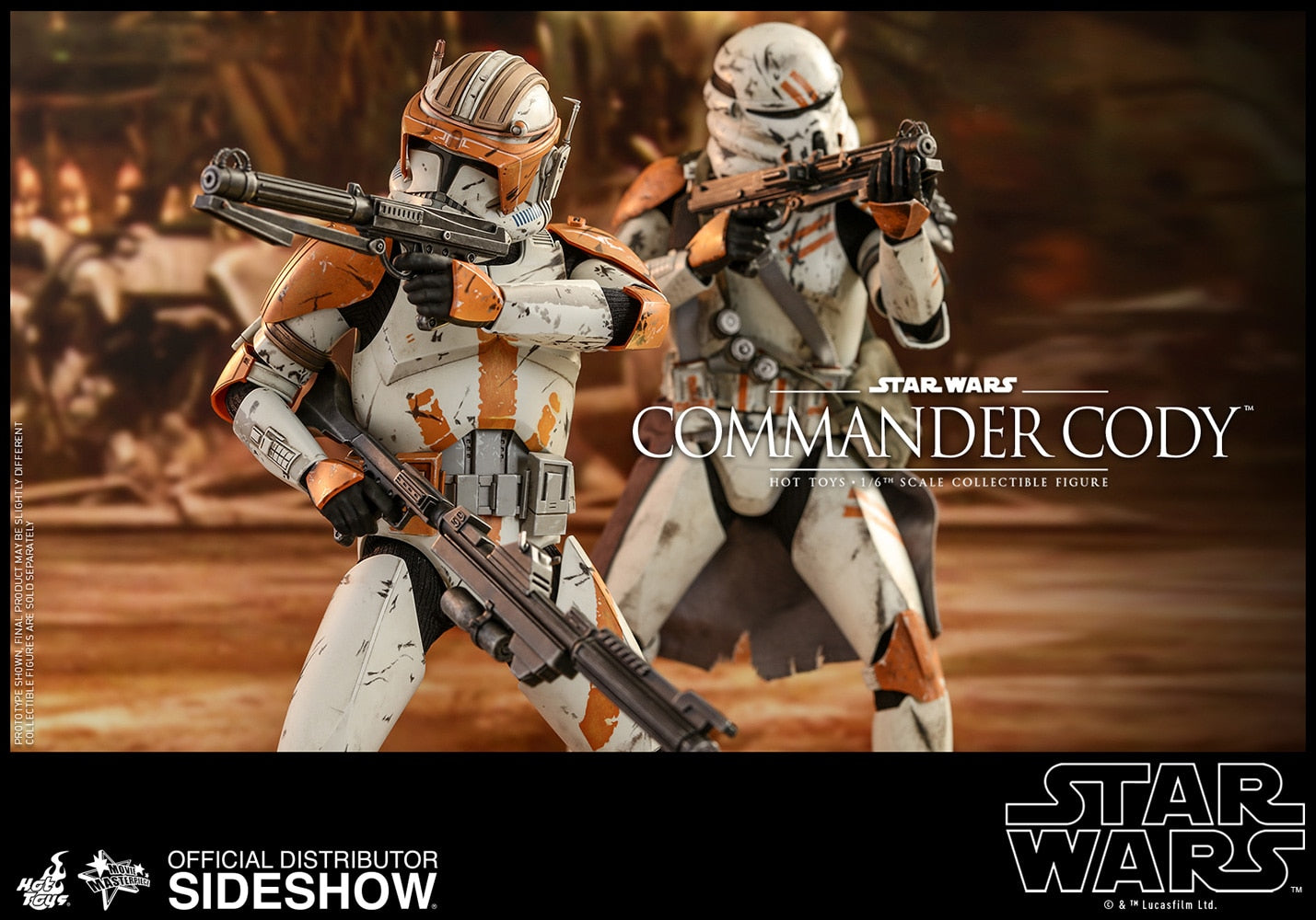 HOT TOYS - Star Wars - Episode III Revenge of The Sith - Commander Cody - Movie Masterpiece 1:6 Action Doll 903736