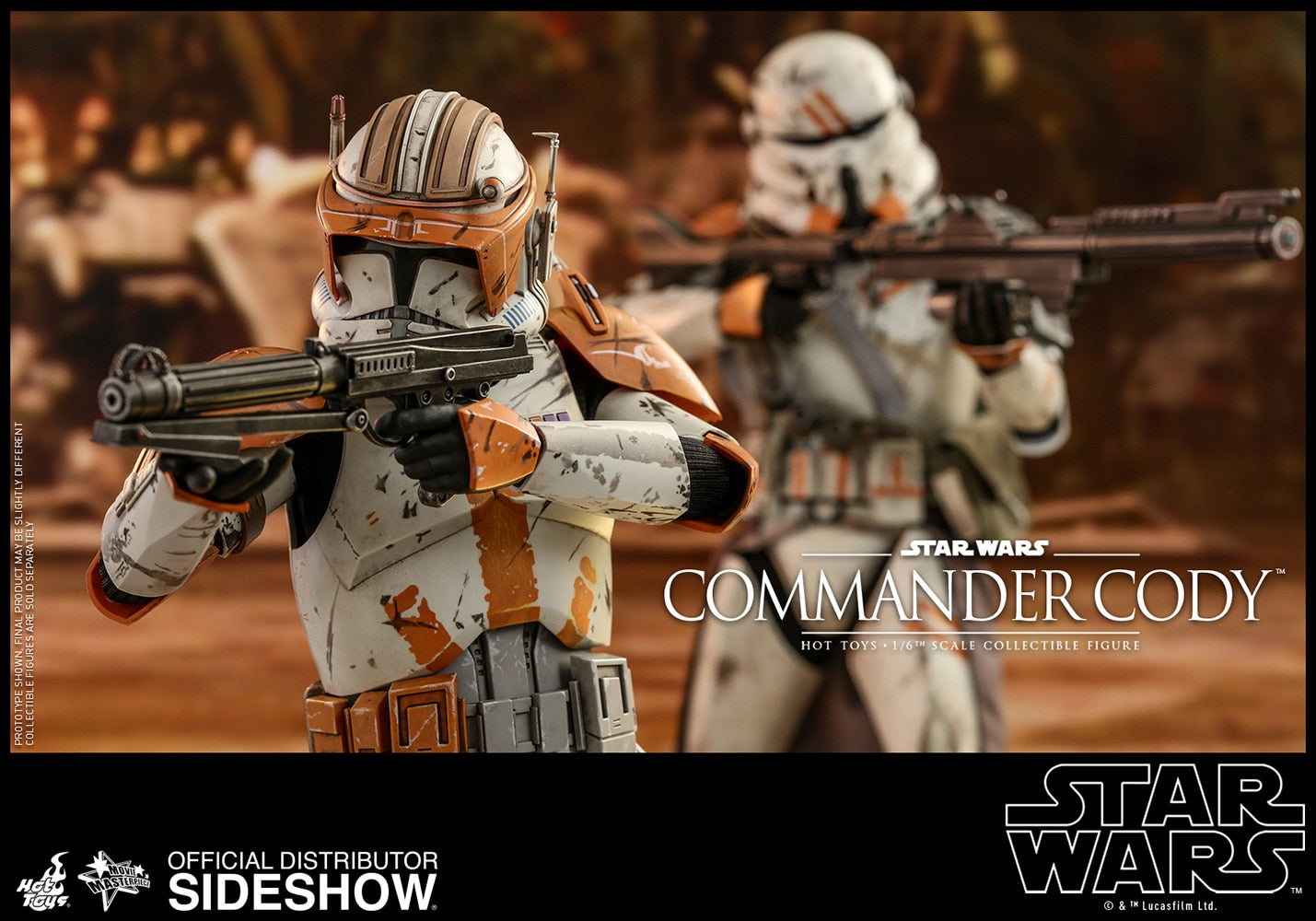 HOT TOYS - Star Wars - Episode III Revenge of The Sith - Commander Cody - Movie Masterpiece 1:6 Action Doll 903736