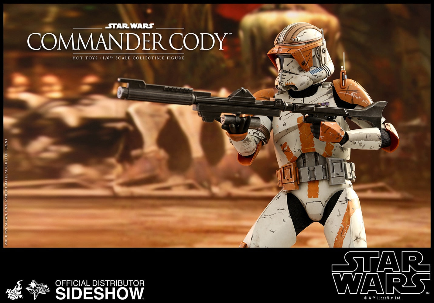 HOT TOYS - Star Wars - Episode III Revenge of The Sith - Commander Cody - Movie Masterpiece 1:6 Action Doll 903736