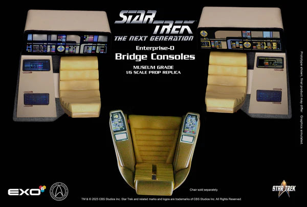 EXO 6 - TNG Enterprise D Bridge Consoles Set (OPS and CONN)