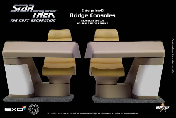 EXO 6 - TNG Enterprise D Bridge Consoles Set (OPS and CONN)