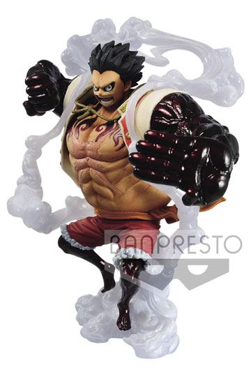 BANPRESTO - One Piece King of Artist Pvc Statue Monkey D. Luffy Gear 4 Special Ver A 14 cm