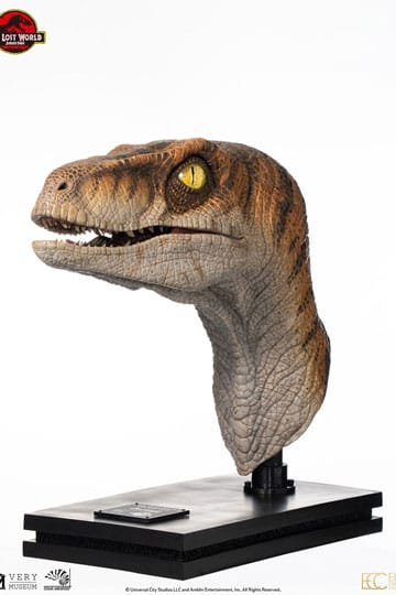 ECC - Jurassic Park Life-Size Bust Male Velociraptor